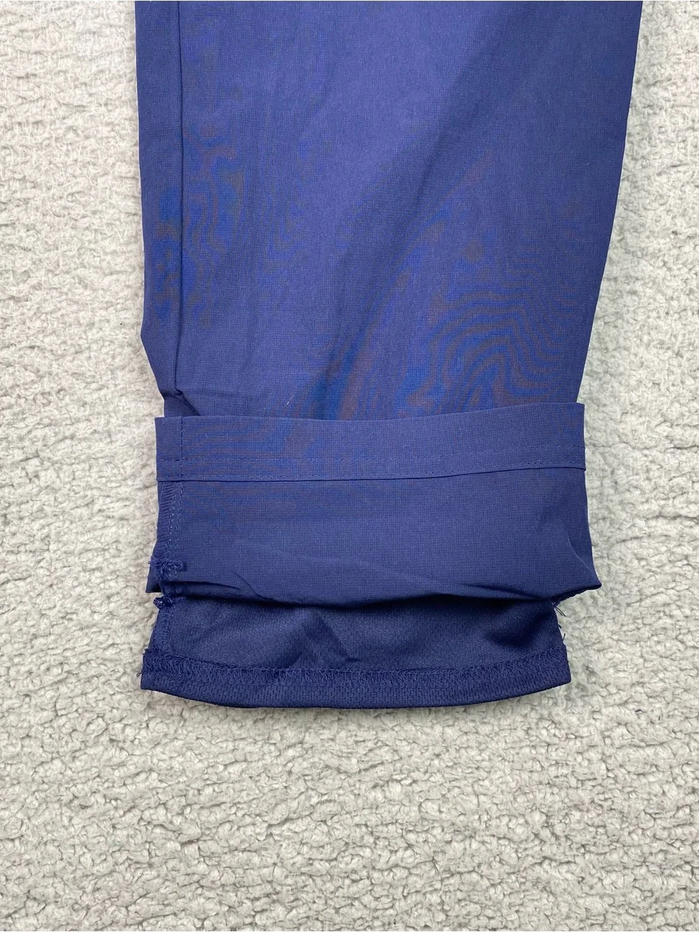 FIGS Cairo Lined Scrub Pants Men's Size M Blue Medical Cargo Stretch Drawstring